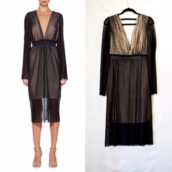 Bec & Bridge Dresses & Skirts - NWOT Revolve Bec & Bridge Overlay V-neck Dress